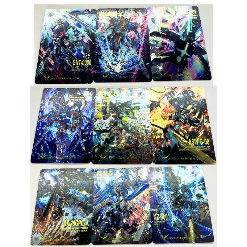 9pcs/set GUNDAM Toys Hobbies Hobby Collectibles Game Collection Anime Cards