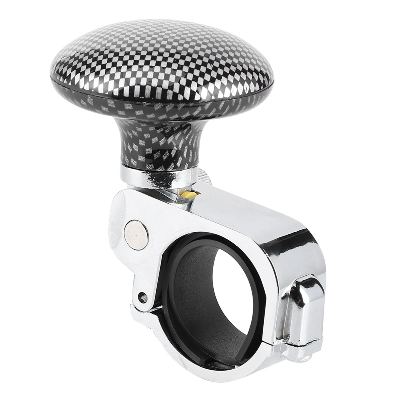 Carbon Fiber Steering Wheel Spinner Knob 90° Rotatable for Steering Wheels Under 32mm Universal Labor-Saving Handle for Car