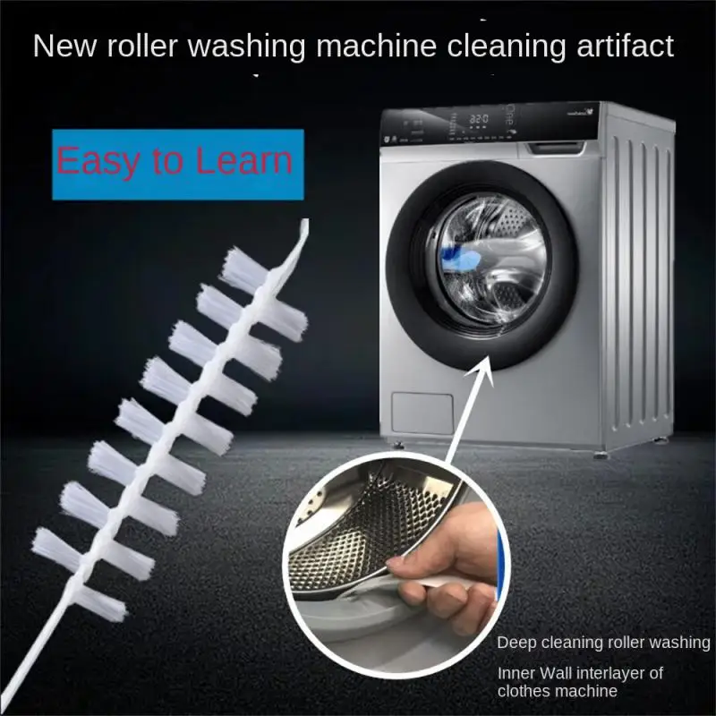 Deep Cleaning Brush for Washing Machine, Extra-long Handle and Sponge Bristles, Perfect for Removing Tough Dirt and Grime image 4