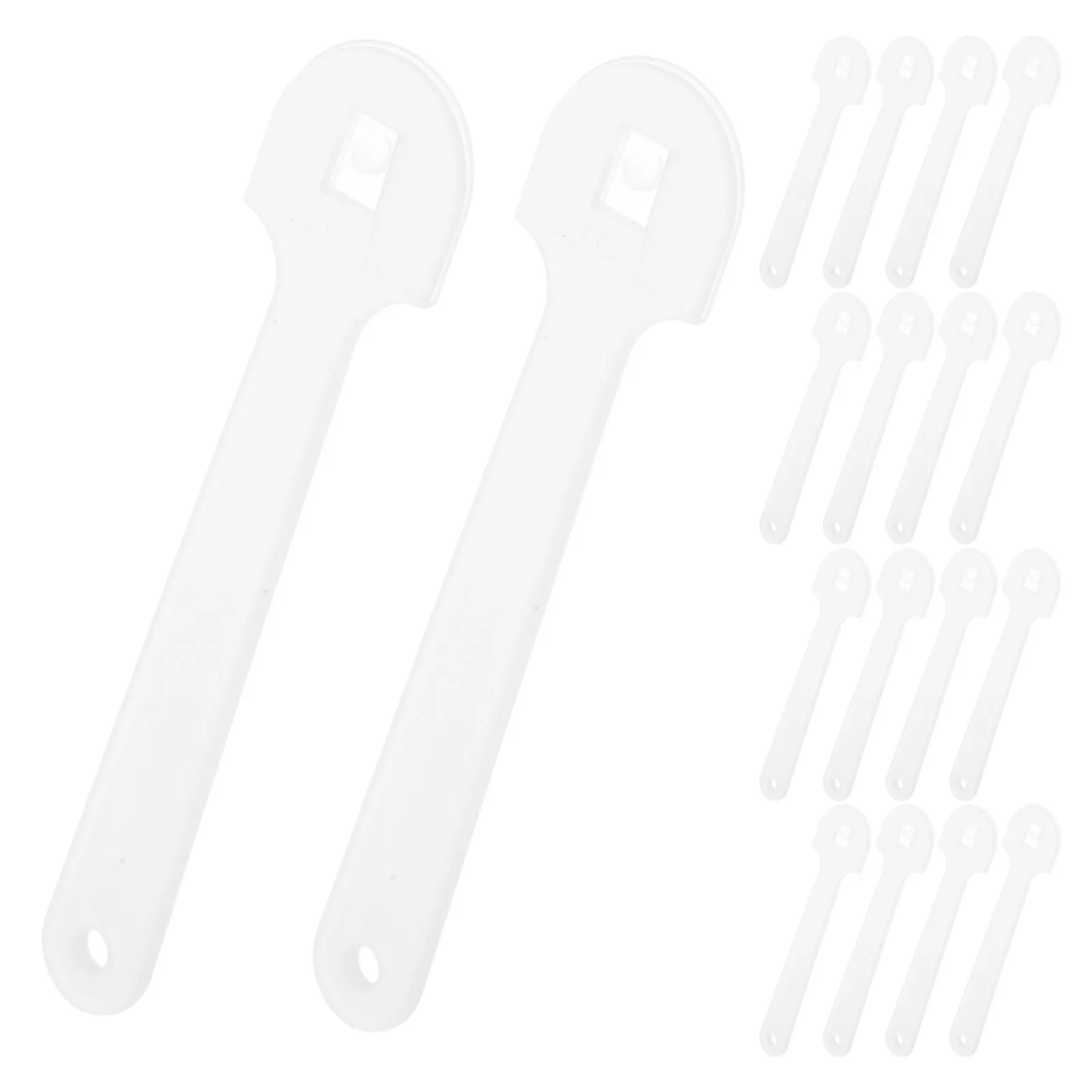 

50Pcs Durable Transparent Fan Rods Modern Aesthetic for Handcrafting Easy to Customize for Unique Looks Fan Sticks