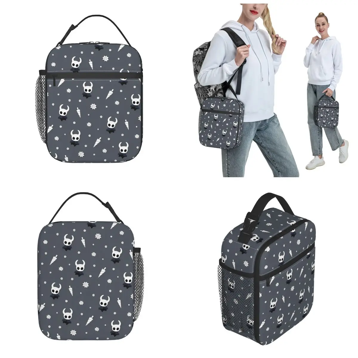 

Hollows Knights Game Insulated Lunch Bag Leakproof Aesthetics Meal Container Thermal Bag Lunch Box Tote Office Outdoor Men Women