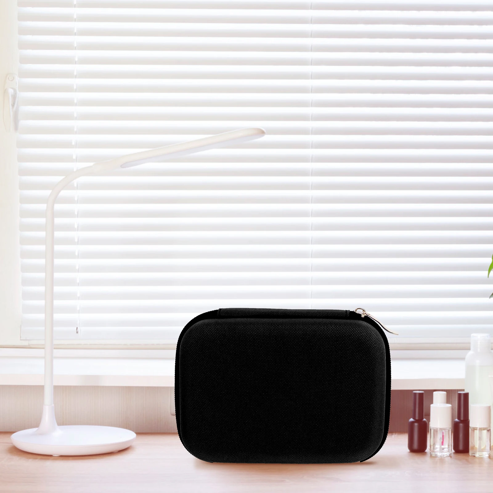 

Essential Oil Storage Box 10 Grids EVA Travel Bag Smooth Lining Zipped Bottles Organizer Nail Polish Holder Case Toiletries