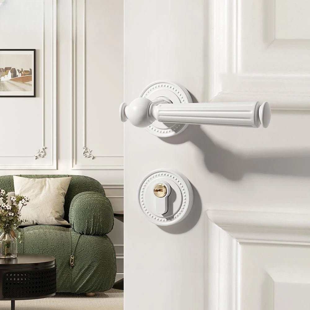 Door Lock Bedroom House Office Hotel Apartment Room interior Lever Handle Set Door Handle Lock Set