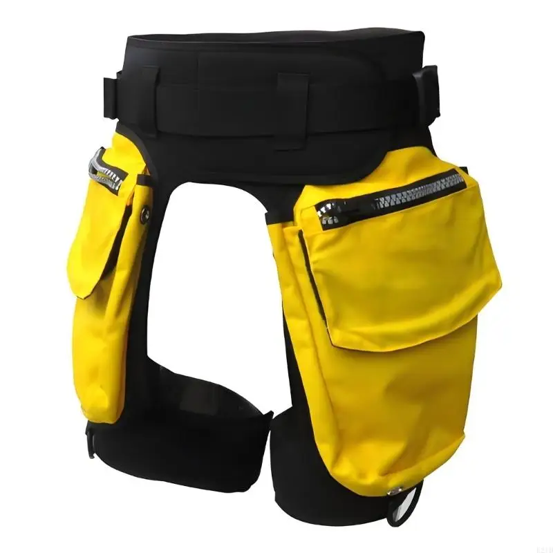   Side Mount Diving Shorts with Utility Storage, Nylon Pocket Shorts for Recreational and Technical Diving Routines