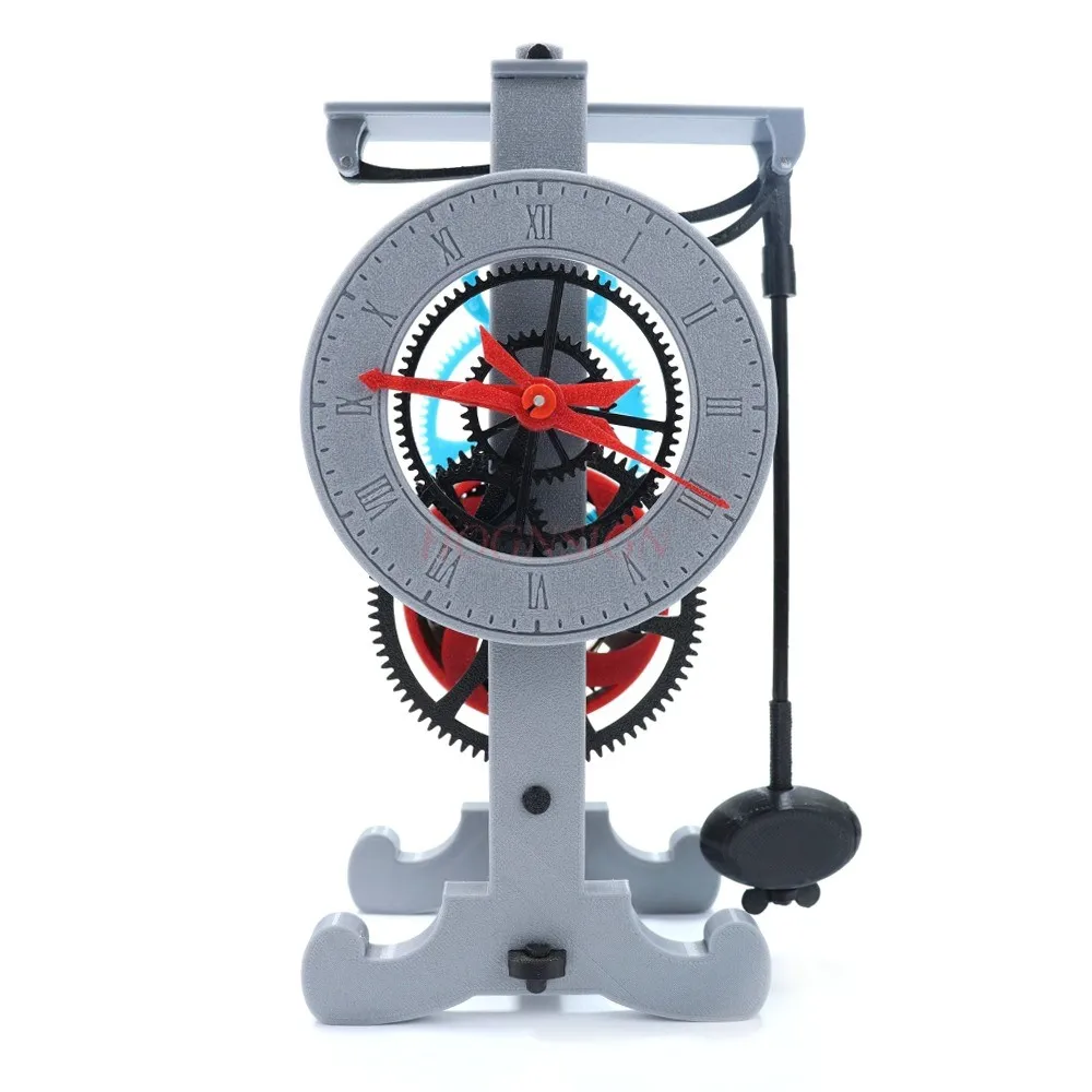 Single pendulum clock model, mechanical clock, scientific and educational assembly, scientific physics experimental equipment