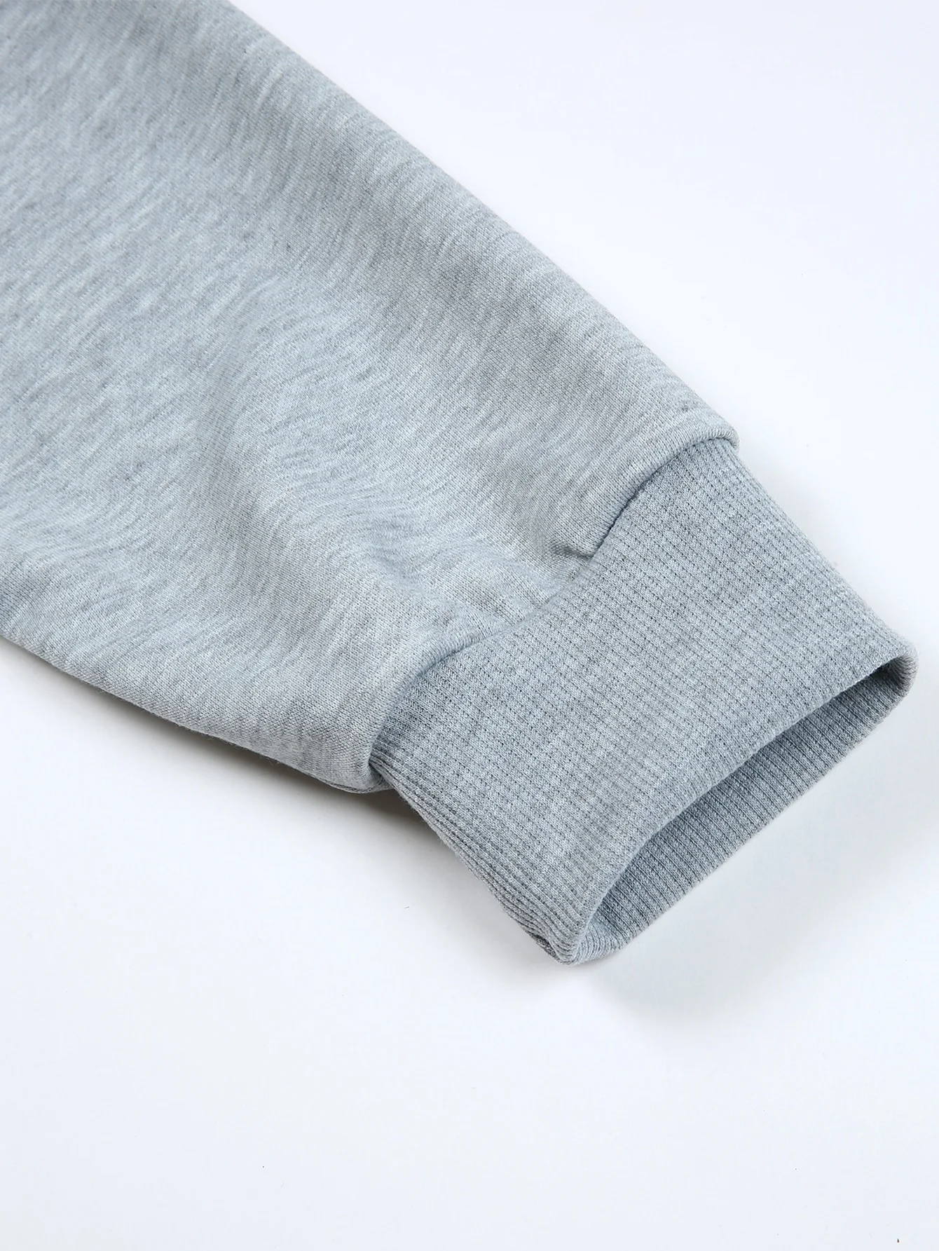 سترة TRUE JOY للرجال باللون الرمادي الفاتح - بلوفر فضفاض بأكمام طويلة ورقبة دائرية، سترة كاجوال ناعمة للاستخدام اليومي لخريف/شتاء #3