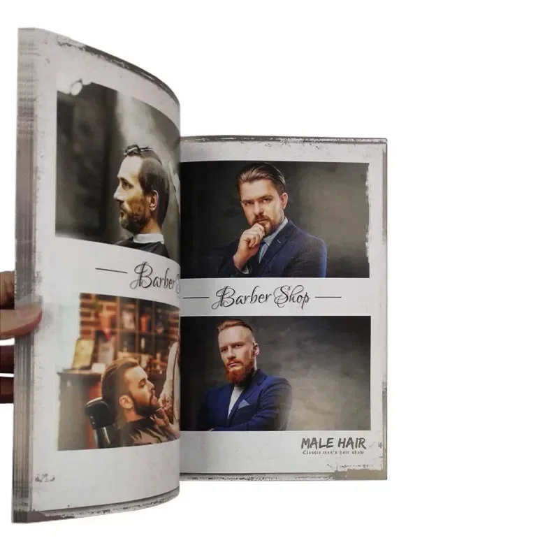 كتاب لتصميم تصفيف الشعر للرجال، تسريحة شعر على شكل رأس زيتية أوروبية وأمريكية جديدة لعام 2020