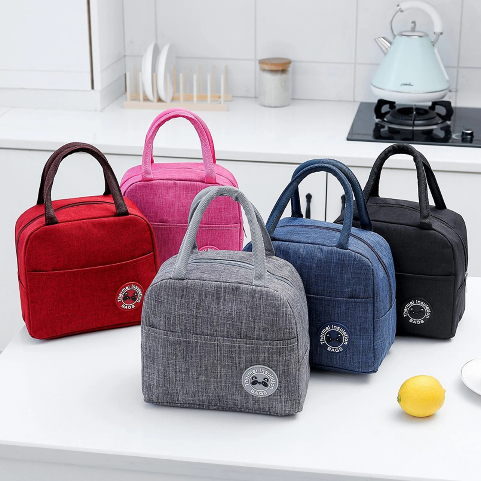 2025 Lunch Bag for Women Men Insulated Lunch Bags Reusable Lunch Box Bag Cooler Lunch Box for Work Picnic Travel Lunch Bag