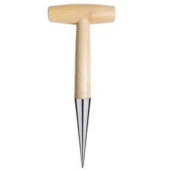 T-Handle Garden Dibber for Garden Seed Dibbler Planter Tool Seed Dispenser for Digging Planting Small Seeds