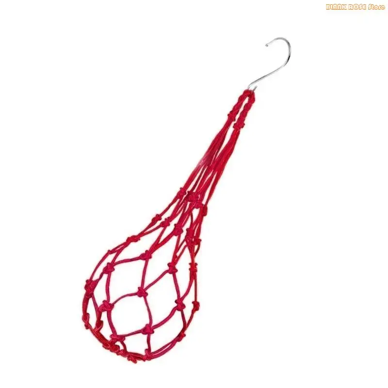 K1AE Chicken Feeder Hanging Mesh Bag For Clean And Organized Poultry Feeding Supply