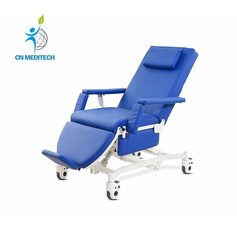 Electric Dialysis Chair Adjustable Patient Transfusion Reclining Dialysis Chair