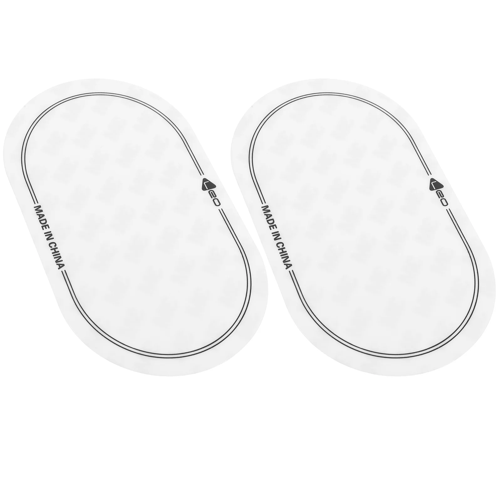 

2 Pcs Stickers Drum Kit Screen Protector Protective Skin Patch Head Protection White Supplies