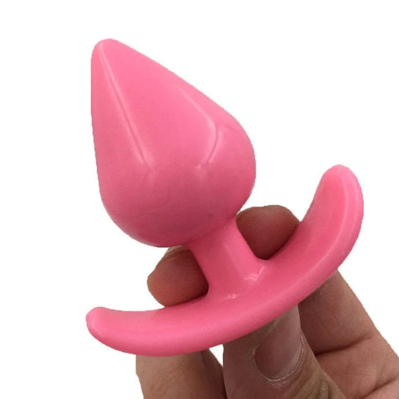 Soft Anal Plug Heart 5 Sizes  Anal Plug Butt Plug Stimulator Anal Sex Toys Prostate Massager Dildo Sex Adult Toys for Women Men