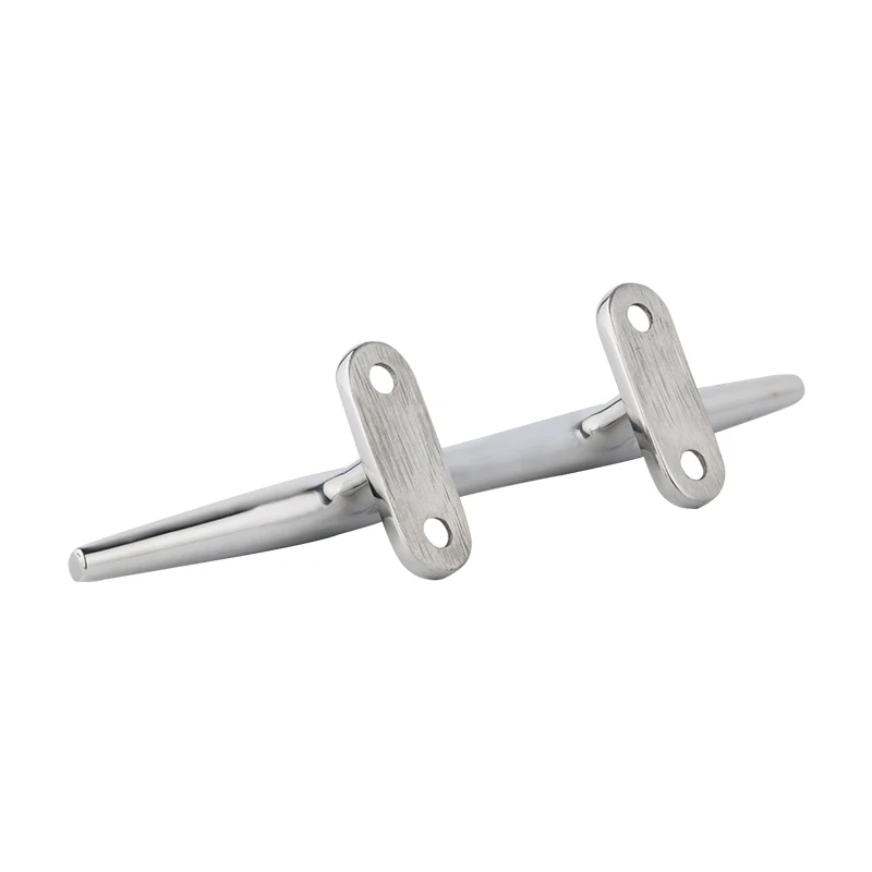 8/10/12/15 inch Boats Hollow Cleat Polished Hardware Marine Stainless Steel Flat Deck Mooring Auto Yacht Accessories