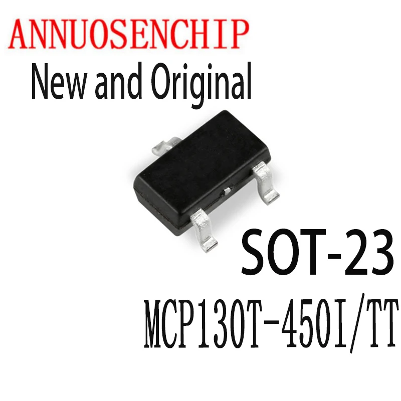 10PCS New And Original SOT-23 MCP130 SOT23-3 MCP130T-450I MCP130-450I/TT SOT MCP130T-450I/TT