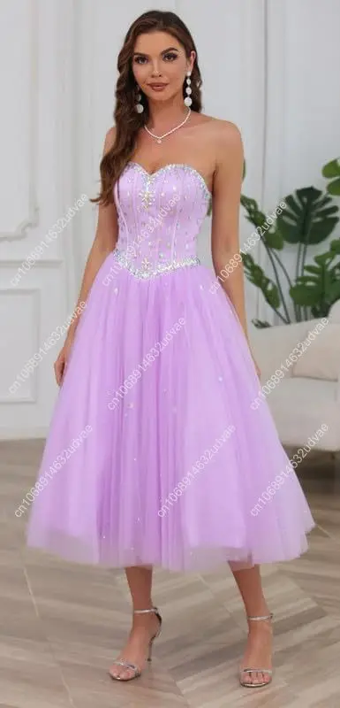 ผู้หญิง Sweetheart พรหมชุดชายาว Ball Gown Quinceanera ชุด