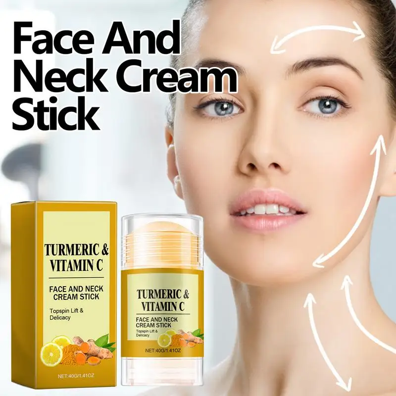 

Turmeric Face Cream Neck Cream Stick Turmeric Face and Neck Cream Stick Moisturizing lifting firming and reducing neck lines