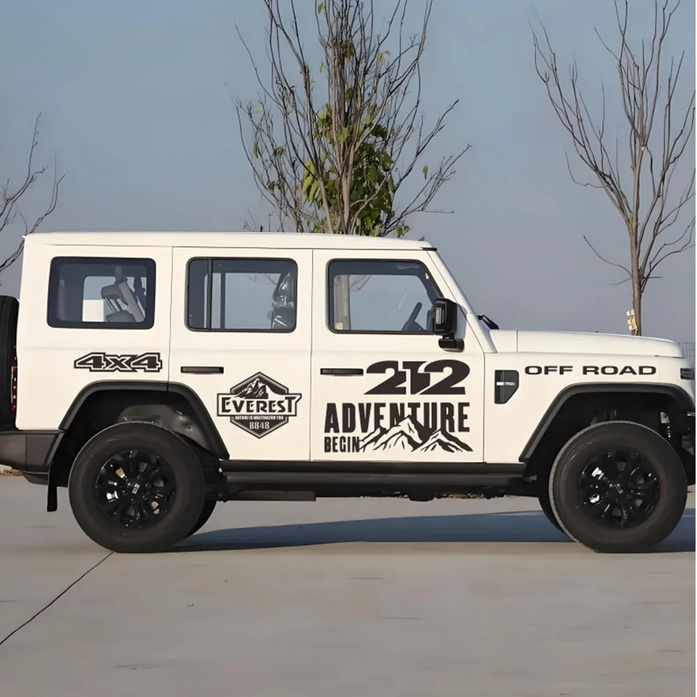 Suitable For BAIC 212T01 Off-road Vehicle Sticker Decal Pickup Truck Full Car Decal Adventure Body Decoration Print Sticker