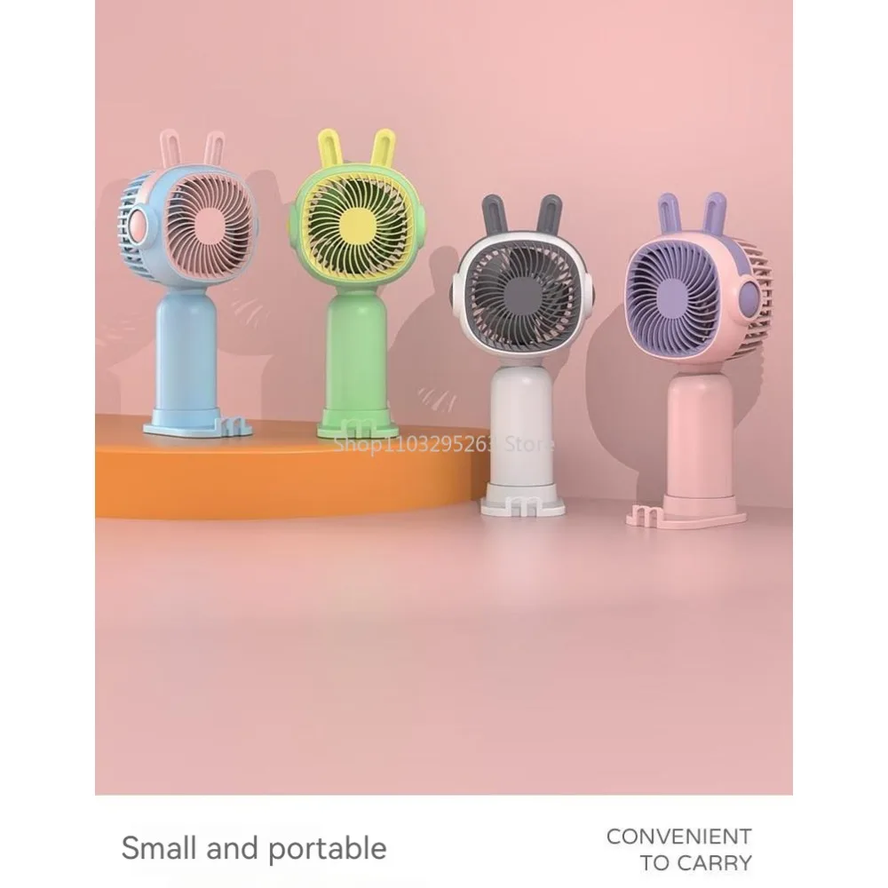 USB Charging Portable From Office Mute Fan Mobile Phone Holder Small Handheld From Mini Radiator Portable