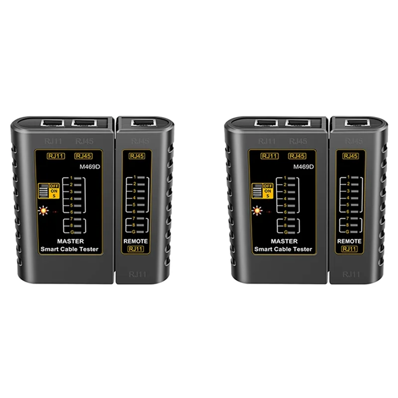 

Classic-M469D RJ45 RJ11 Кабельный сетевой тестер RJ45 RJ11 LAN Детектор линии проводов Инструмент для тестирования телефонного кабеля Ремонт сети