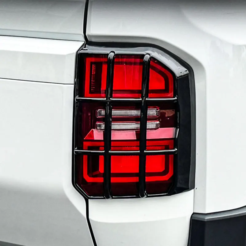 For Toyota Prado LC250 2024+ Tail Light Cover Trim Frame Rear Headlight Protective Cover Exterior Modification Accessories