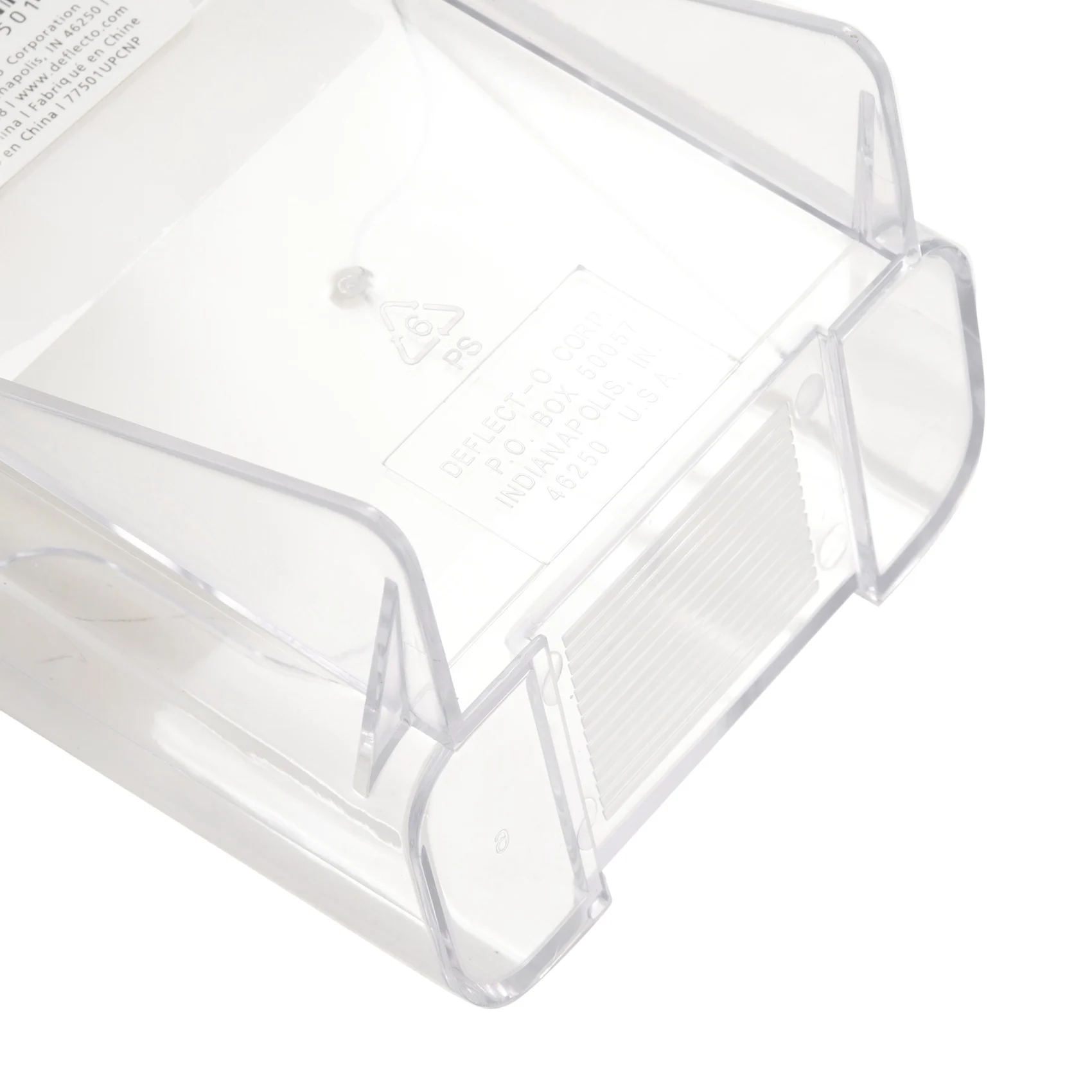 6 Pack Premium Trifold 4 Inches Wide Brochure Holder, Plastic Brochure Holder Wall Mount Clear Countertop Organizer Literature H
