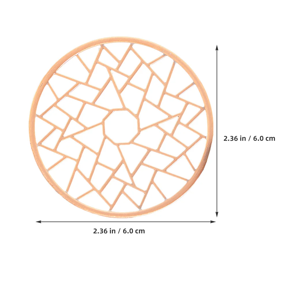 

Modern Alloy Tea Warmer Mat Tea Ceremony Stove Mat Non-Slip Countertop Trivet Pad Kitchen Hot Pad Hot Pads