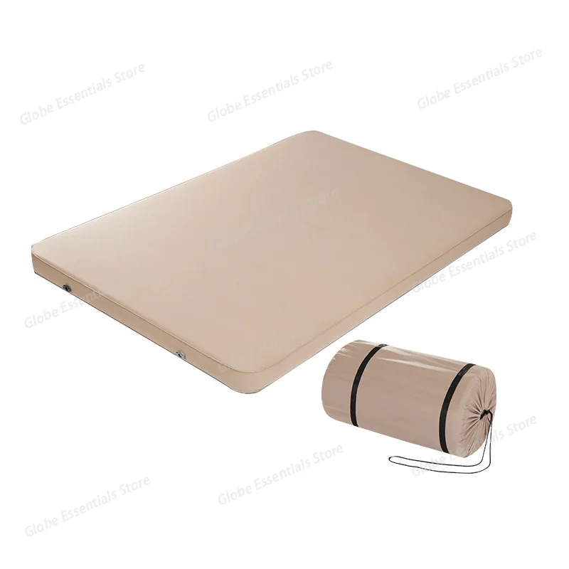 Automatic Self-Inflating Outdoor Mattress - Ultra-Light Portable Folding Double-Size Car Mattress for Camping, Home & New Model