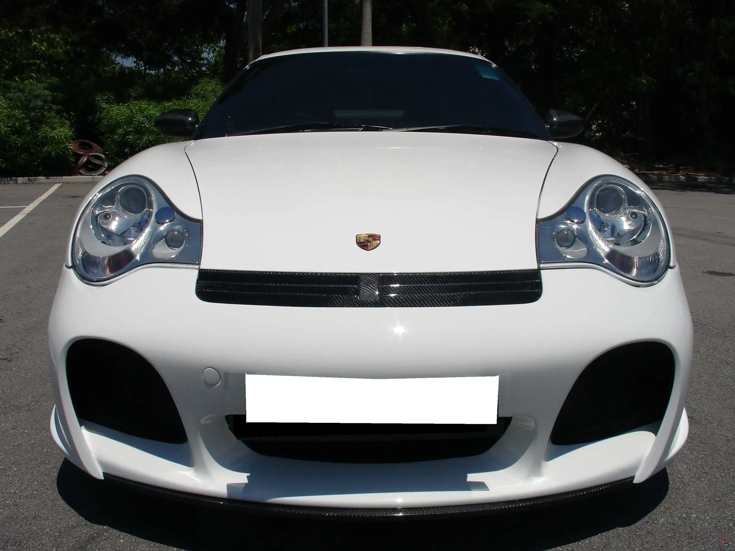 

Для Porsche 986 Boxster TA Тип переднего бампера Внешний обвес автомобиля Комплект Стайлинговый аксессуар Стекловолокно