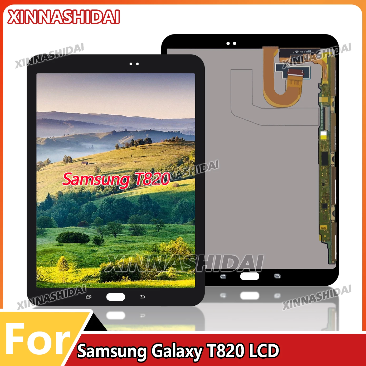 

Протестировано для Samsung Galaxy Tab S3 9,7 T820 T825 T827 ЖК-дисплей с сенсорным экраном и дигитайзером, сенсоры, полная сборная панель