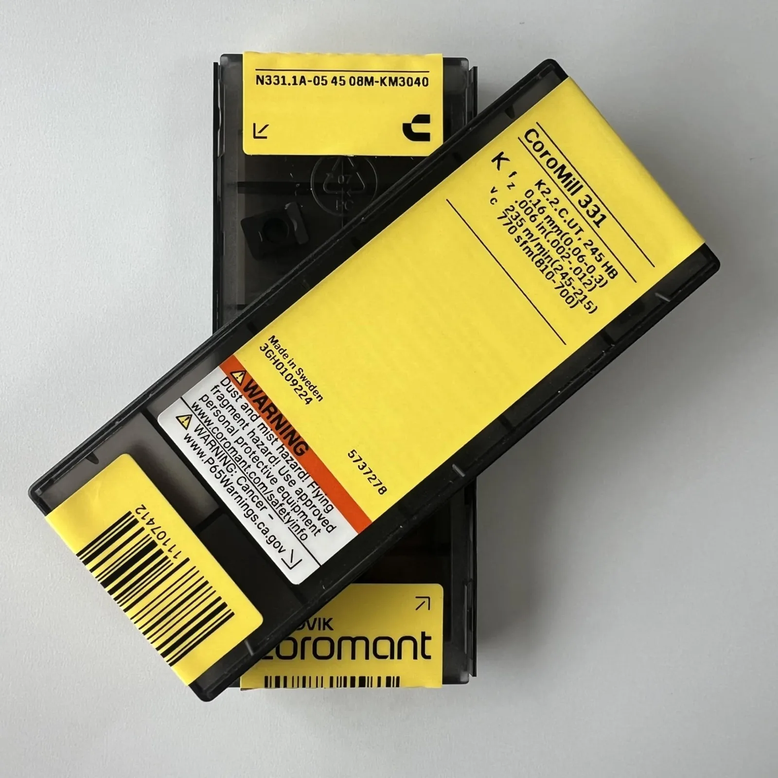 

SANDVIK / N331.1A-054508M-KM 3040 / Original Swedish hard alloy blade 10 Pcs