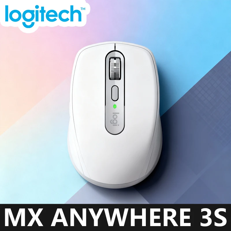 

Logitech MX Anywhere 3S Wireless Mouse, 8000 DPI Darkfield, MagSpeed Wheel, Quiet Click, 3-Device Sync, USB-C Charge, Mac/Window