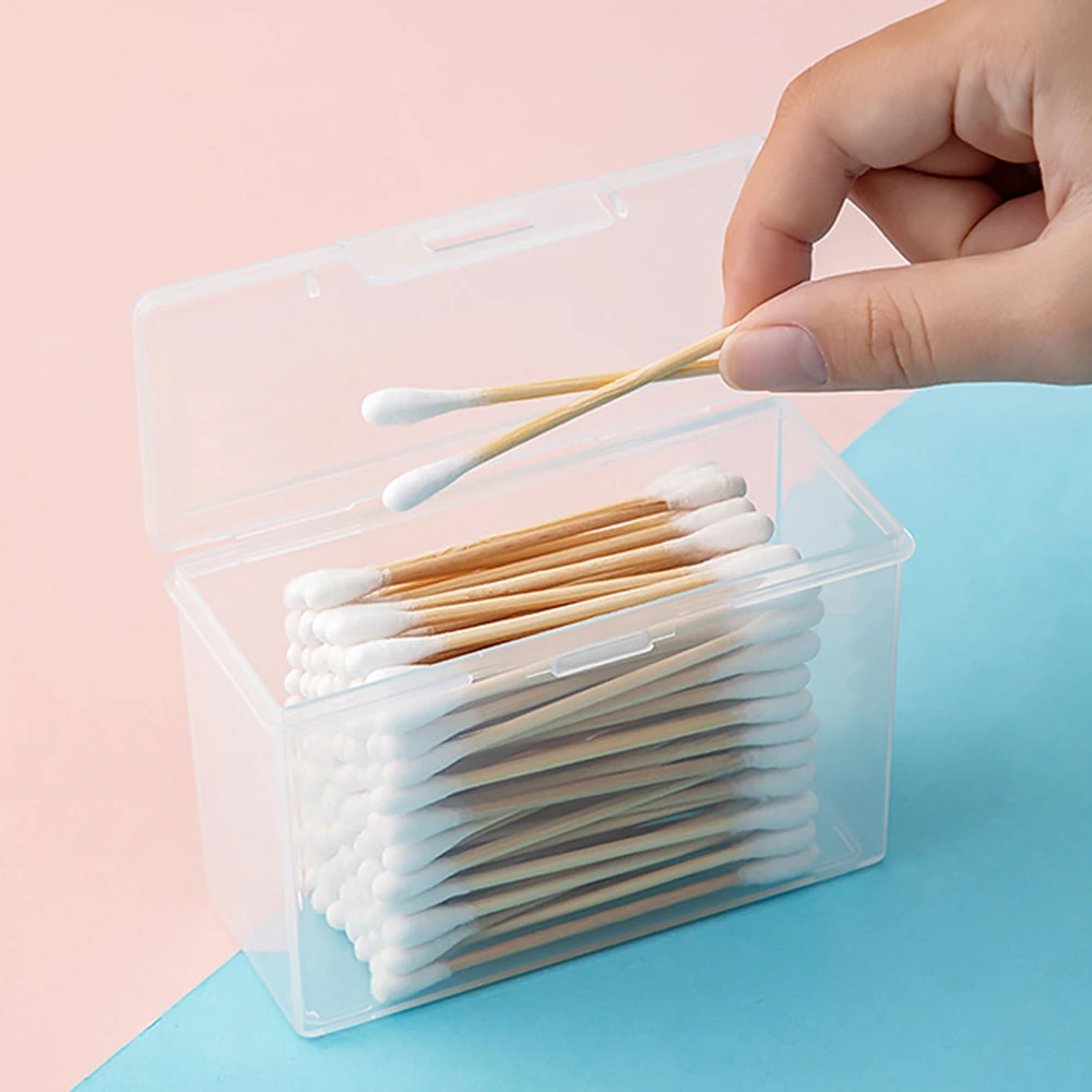 Portable Travel Medicine Box Cotton Swab Holder Case Detal Floss Jewelry Organizer Container Dust-proof Jewelry Accessories Box