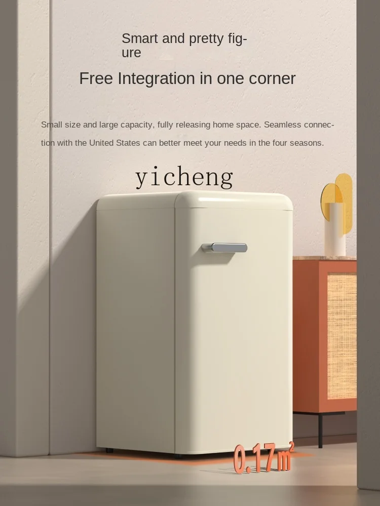 Refrigerator Retro Single and Double Door Small Household Kitchen Freeze Storage Dormitory Mini