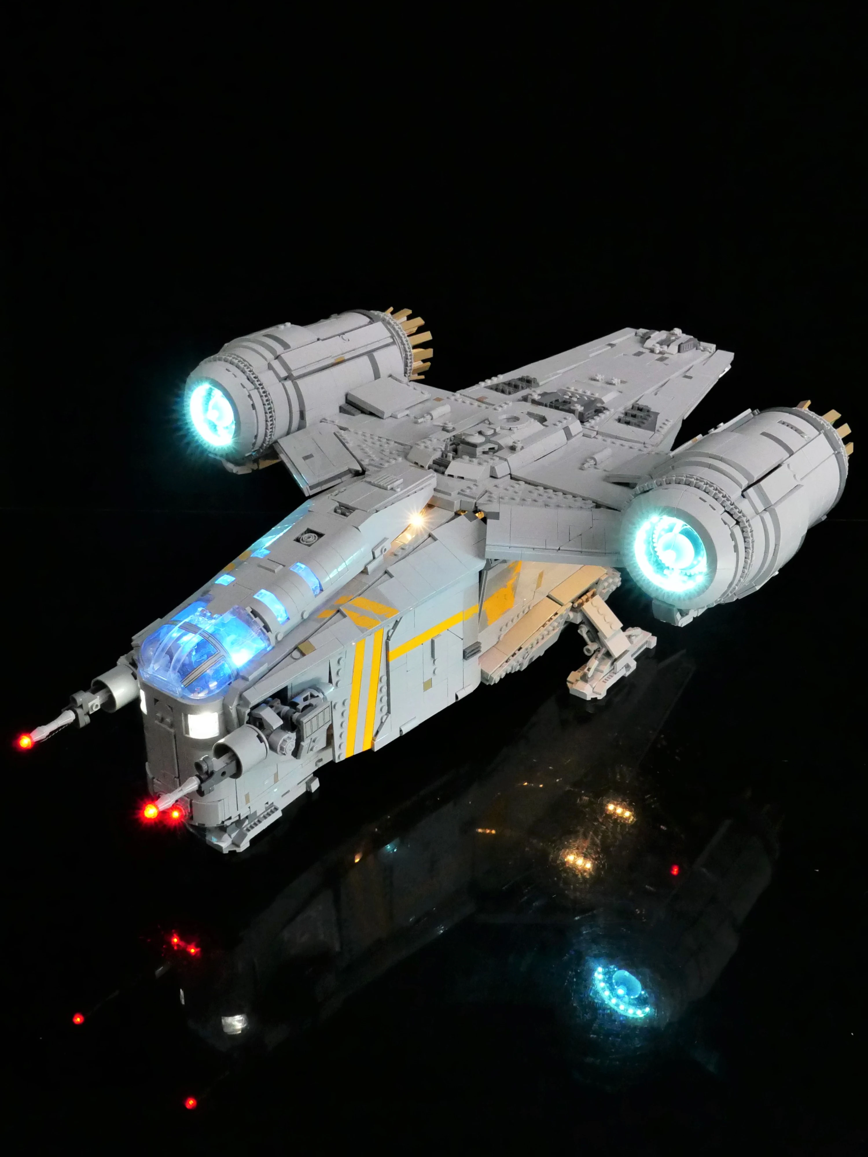 LED-verlichtingsset compatibel met 75331 Sci-Fi Space Gunship bouwstenen model decoratieve verlichtingsset (alleen verlichting) - afbeelding 2