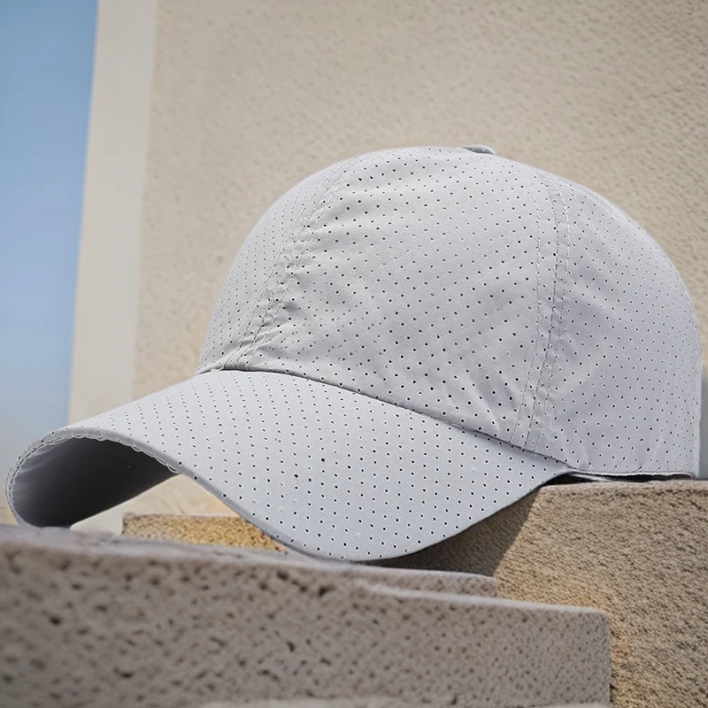 Men's Sun Casual Fishing Shade Baseball Cap Men's Thin Quick-Drying Duck Tongue Summer Hat Outdoor Sunscreen Women Cap 2