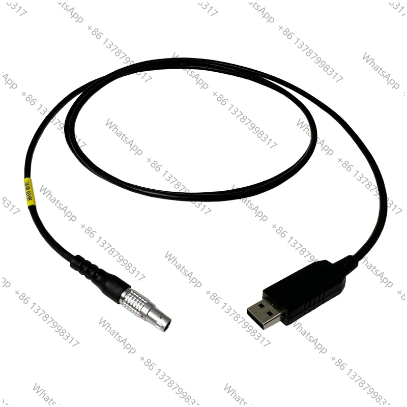 Equivalent GEV189 (734700) USB Data Download Cable Replacement For Total Station 0.B 5 Pin USB Cable