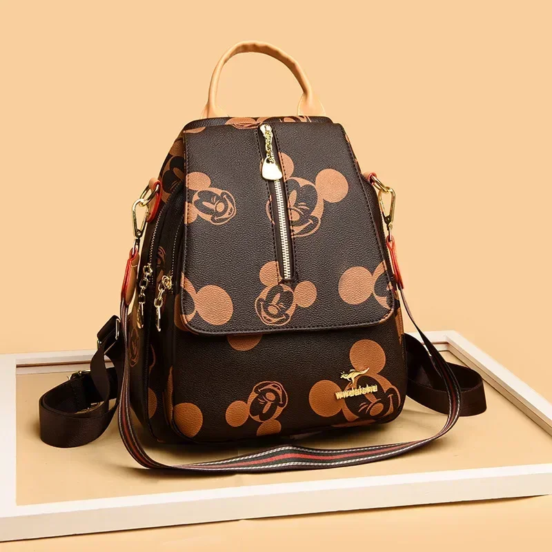 

Disney Mickey Mouse Schoolbag Fashion Travel Cross-body cartoon Shoulder Bag Backpack Women menHandbag