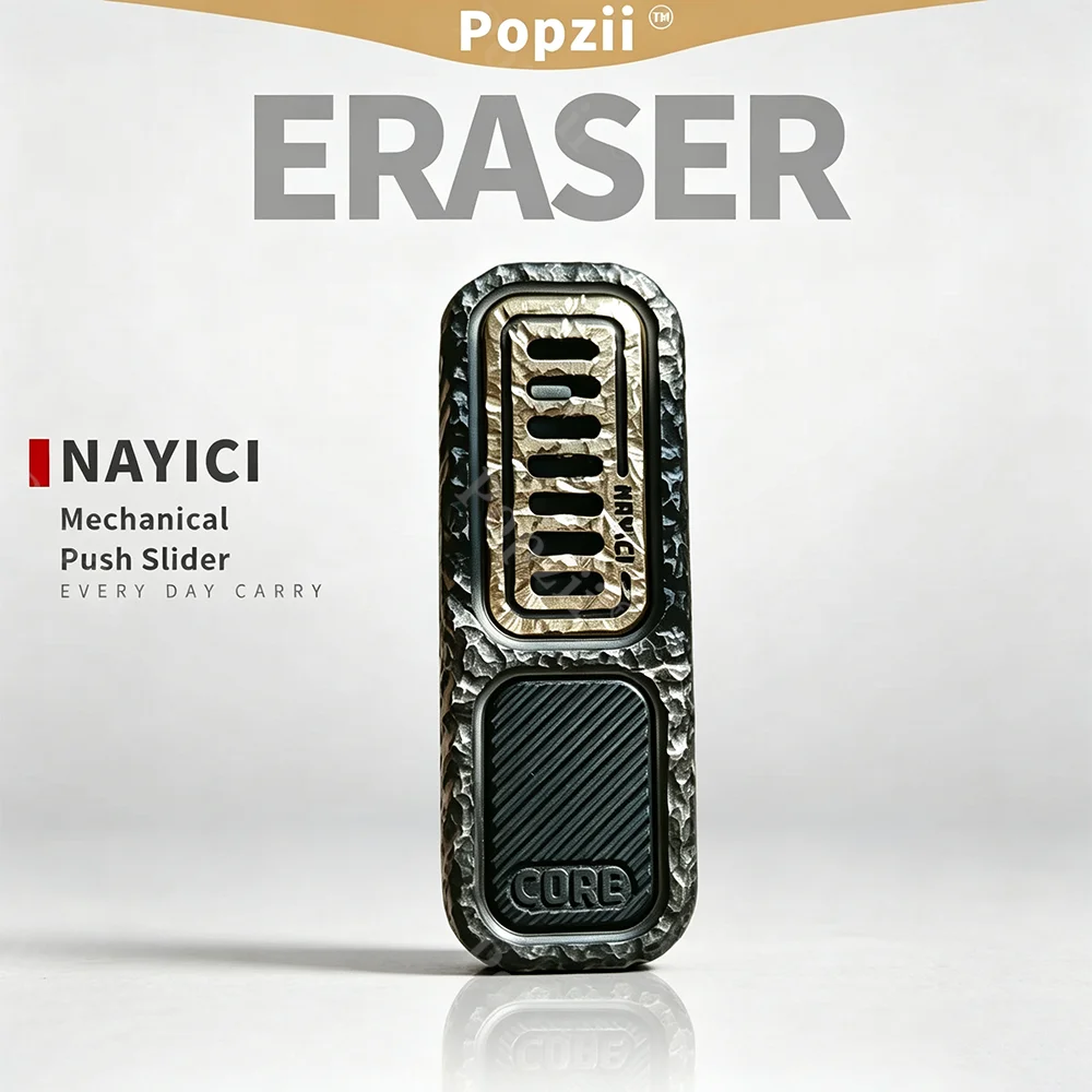 Core Slider - NAYICI EDC ERASER CORE-07 Titan-Steinmuster-Gravur Fidget