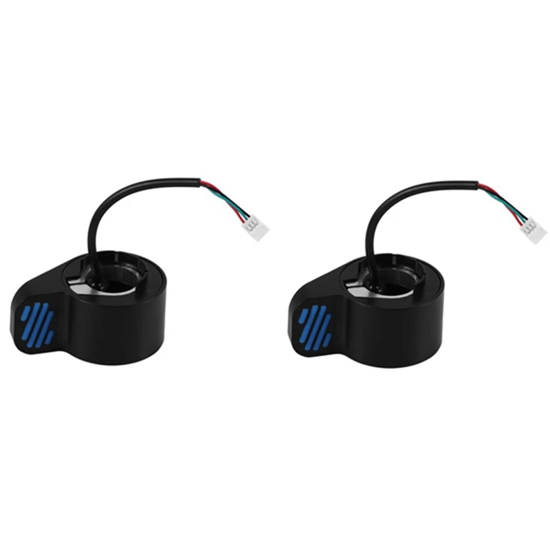 2 pz Scooter elettrico pollice acceleratore acceleratore dito acceleratore pollice acceleratore pieghevole per Ninebot Es1/Es2/Es3/Es4