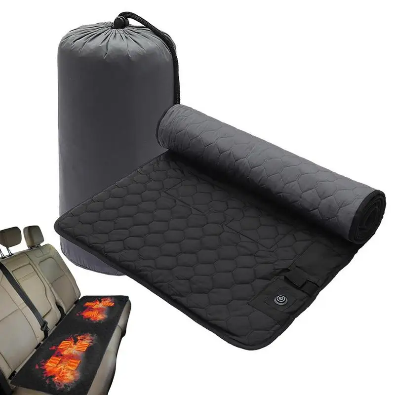 

198*62cm 7 Areas USB Heating Sleeping Mat 3 Adjustable Temperature Heated Cushion Pad For outdoor Camping Tent Mat Sleep Bags