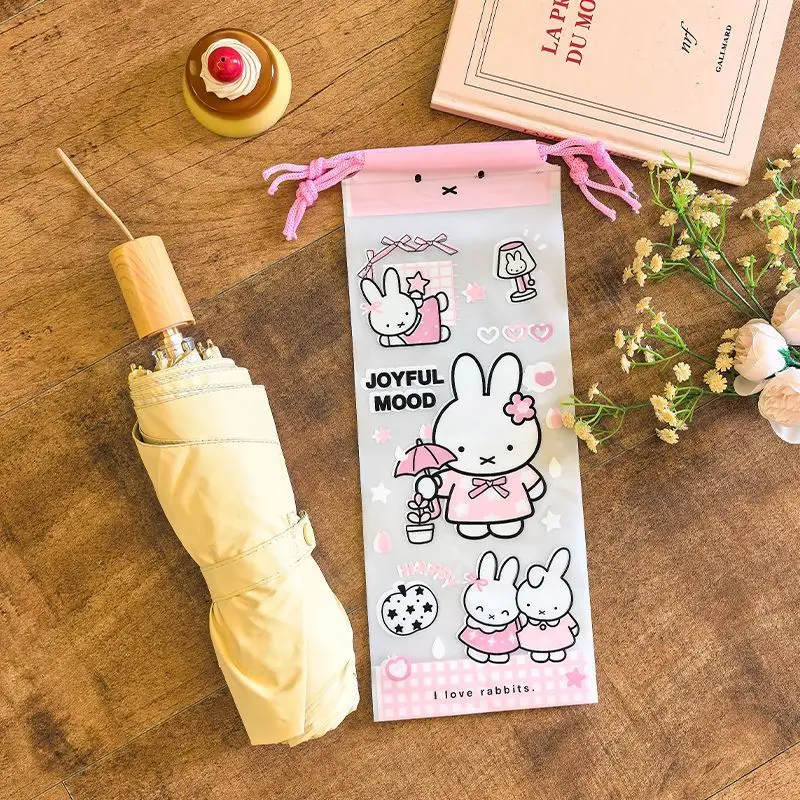 Kawaii New Umbrella Bag Tri-fold Umbrella Storage Rain or Shine Waterproof Wear-resistant Resistant To Dirt Easy To Store Miffy view 2
