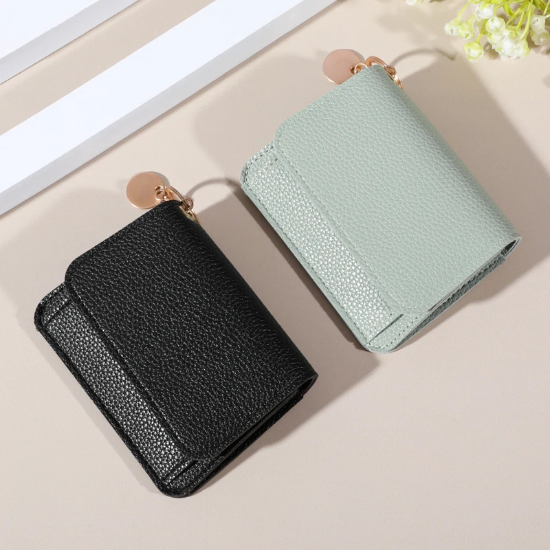Minimalist Wallet - Water-Resistant, Lightweight, Multi-Card Credit Card Holder with Snap Closure, Perfect for Daily Commute