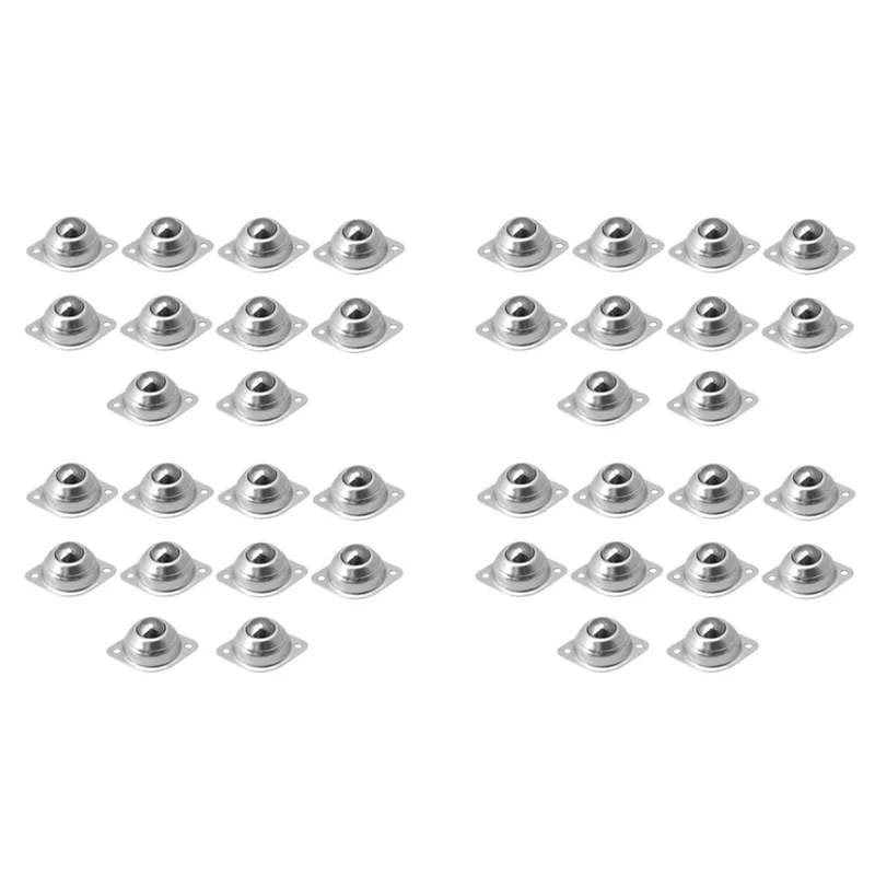 

AB35-40Pcs 3CM Dia Carbon Steel CY-15A Ball Transfer Unit Ball Bearing Conveyor Roller Ball Transmission Tool
