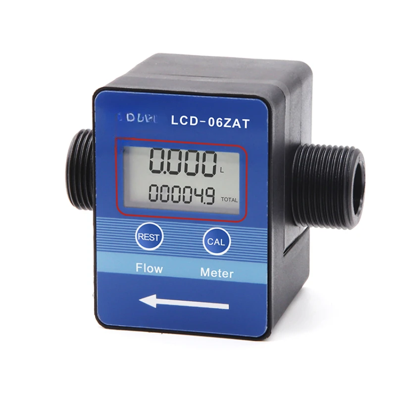 6-point gear liquid sensor soy sauce milk honey high-precision oil syrup digital display flowmeter