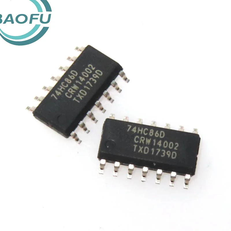 Nuevo original 74HC86D SOIC-14 chip de puerta XOR de cuatro vías y 2 entradas IC lógico