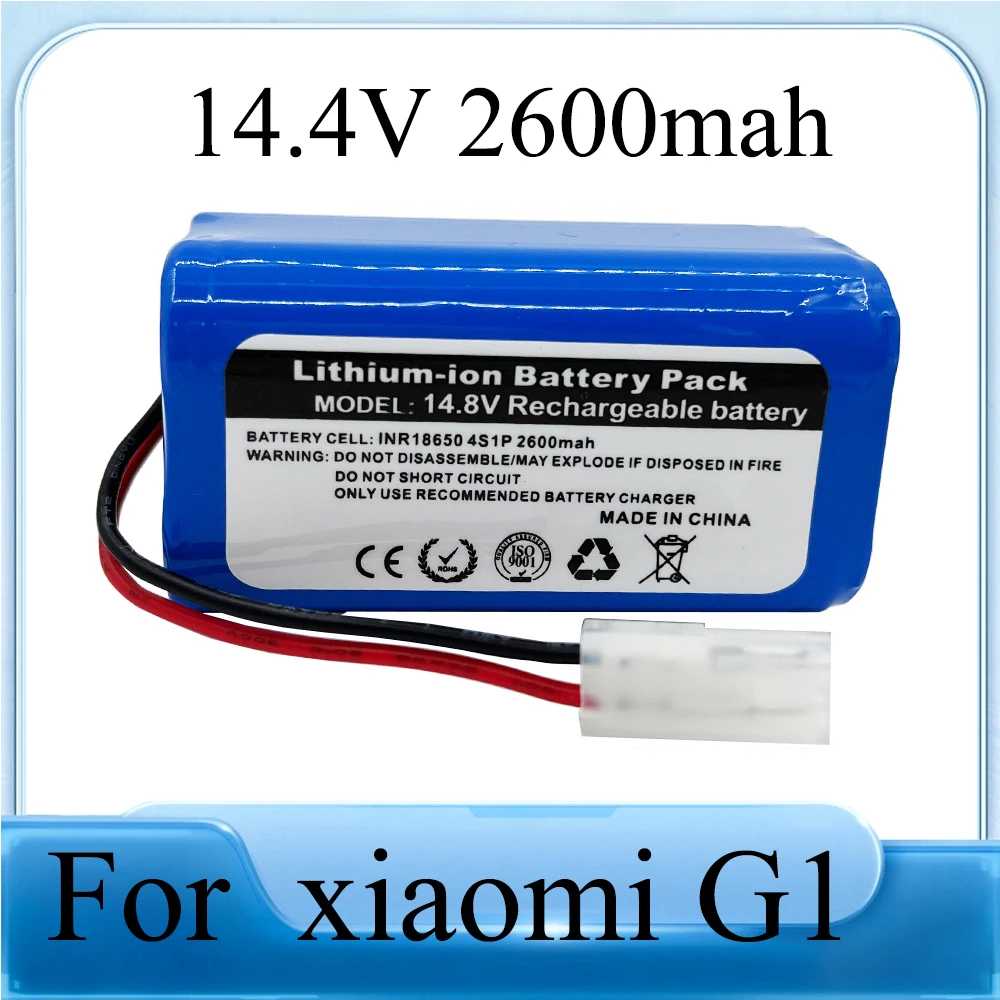 

14.4V For Xiaomi Replacement Battery H18650CH-4S1P For XIOMI MIJIA Mi Robot Vacuum-Mop Essential G1 MJSTG1, SKV4136GL 3500mAh