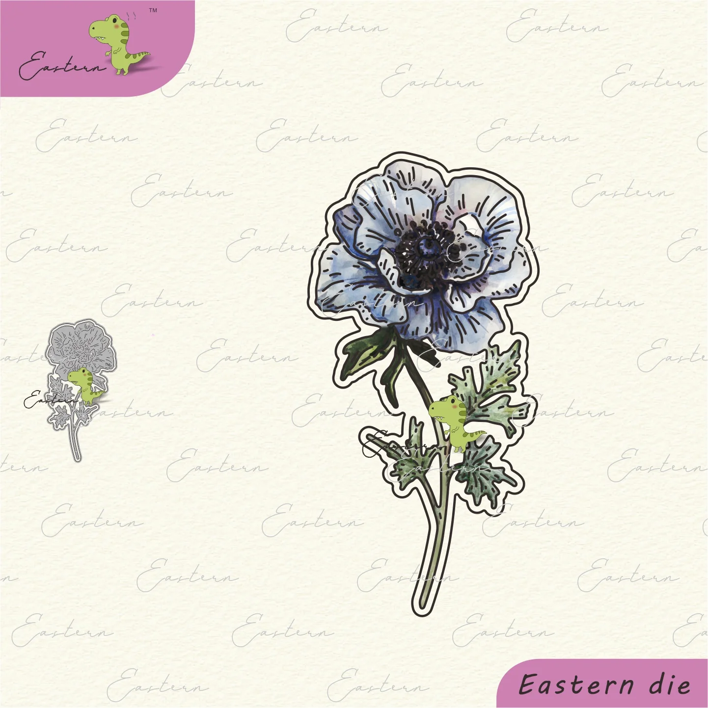 

Over the Edge Anemone Die Set new metal cutting dies DIY molds Scrapbooking Paper Making die cut crafts two red robins dies