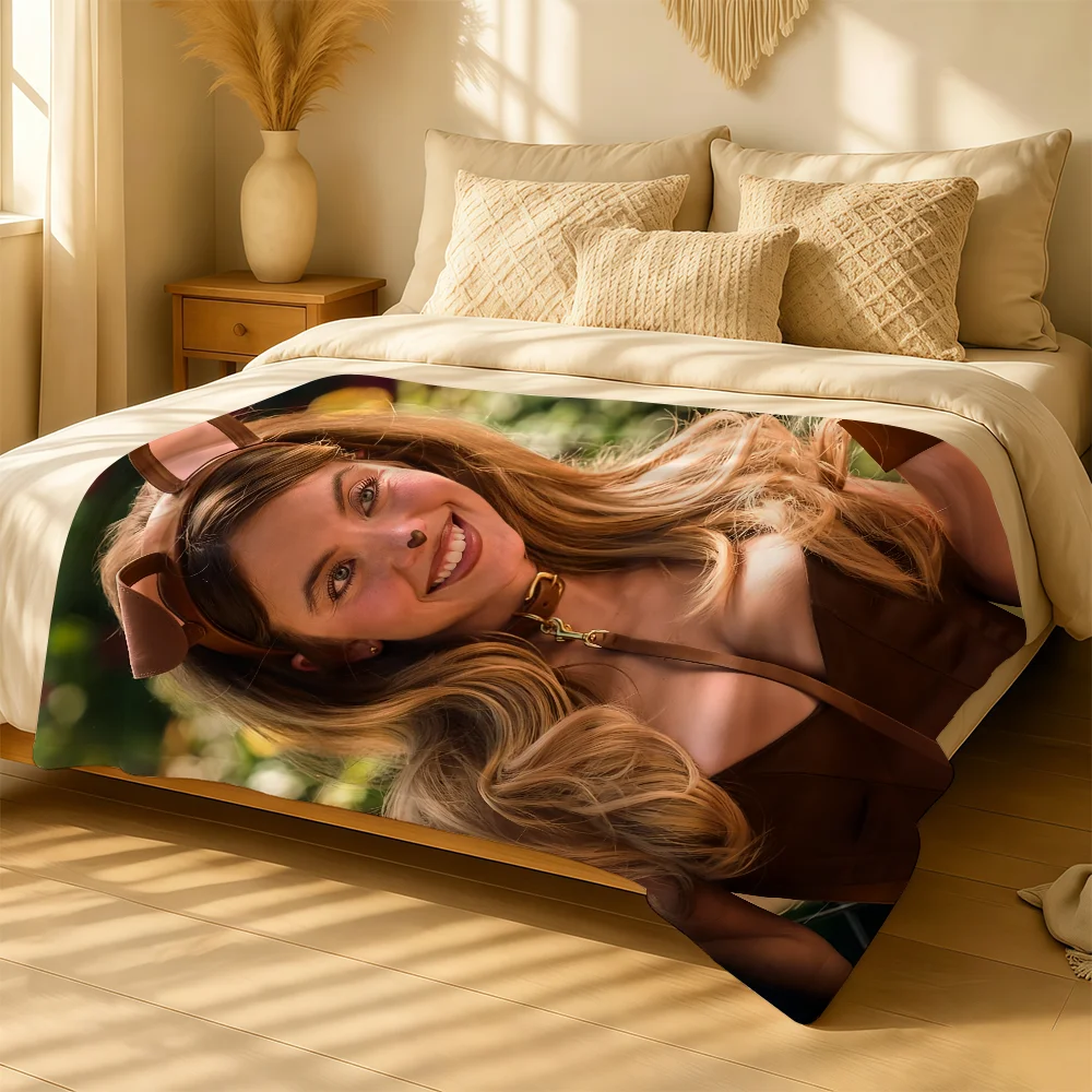 Sydney Sweeney Euphoria Tv Blanket For Soft Warm Knee For Bedroom Living Room Bed Sofa Camping Picnic Office Gift Throw