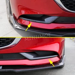 For Mazda 3 Sedan BP Accessories Front Bumper Fog Light Trims Cover Carbon Fiber Car Modification 2019-2024